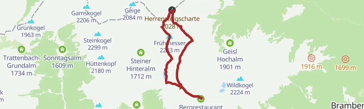 Route map: Neukirchen: Frühmesser Rundweg